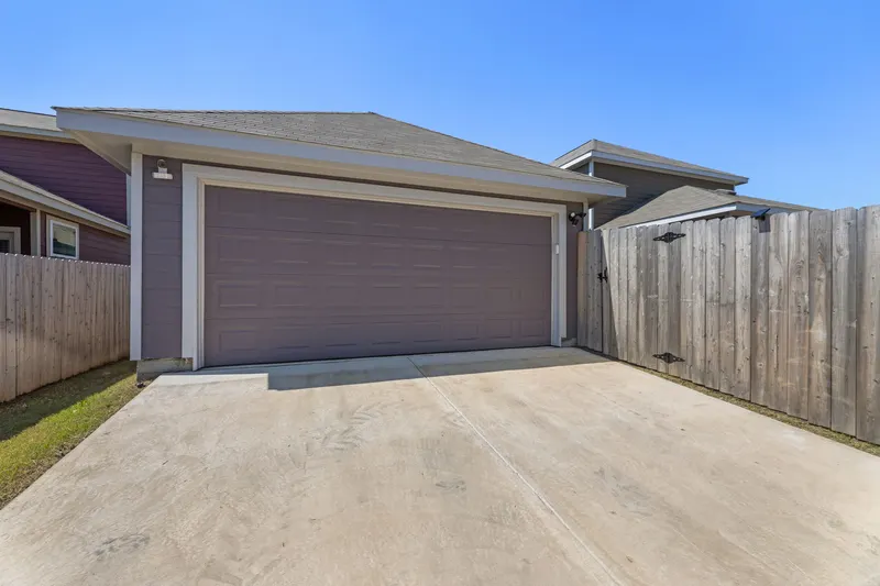 Garage and driveway parking
